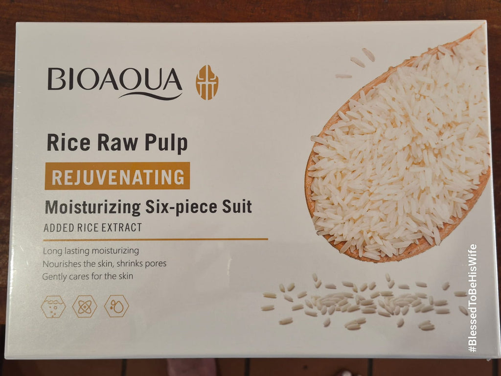 BioAqua Rice Raw Pulp Set 6 Piece