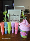 Ice Cream Lip Gloss - 5 Piece set - Pink