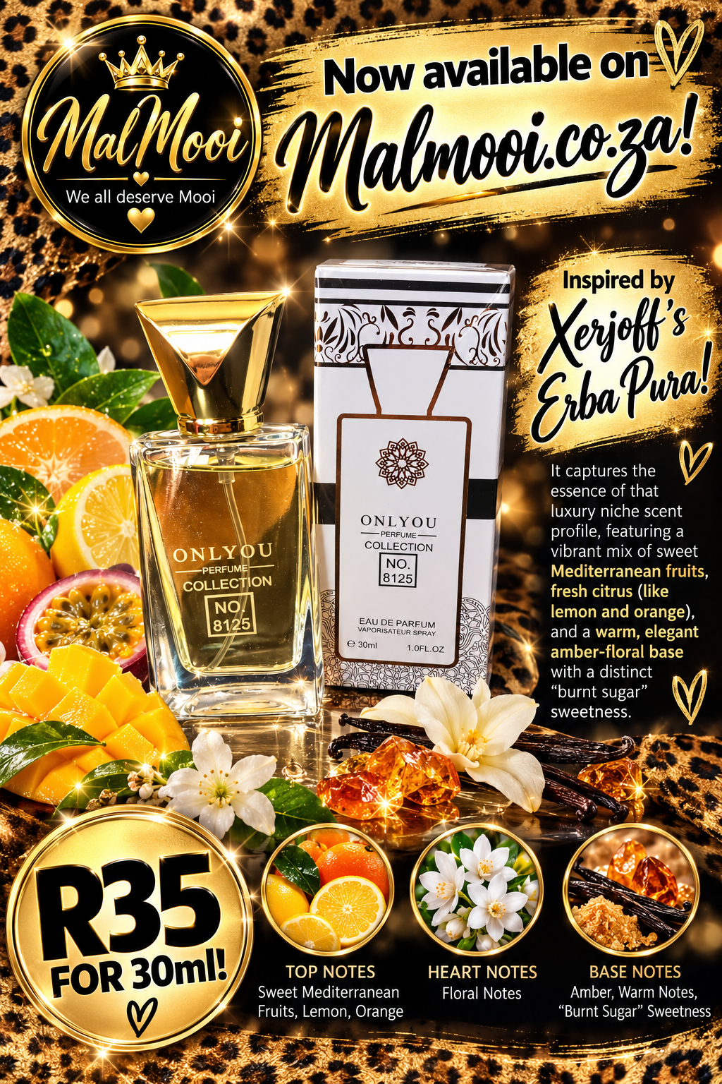 Only You No 8125 - 30ml - Inspired by Xerjoff's Erba Pura