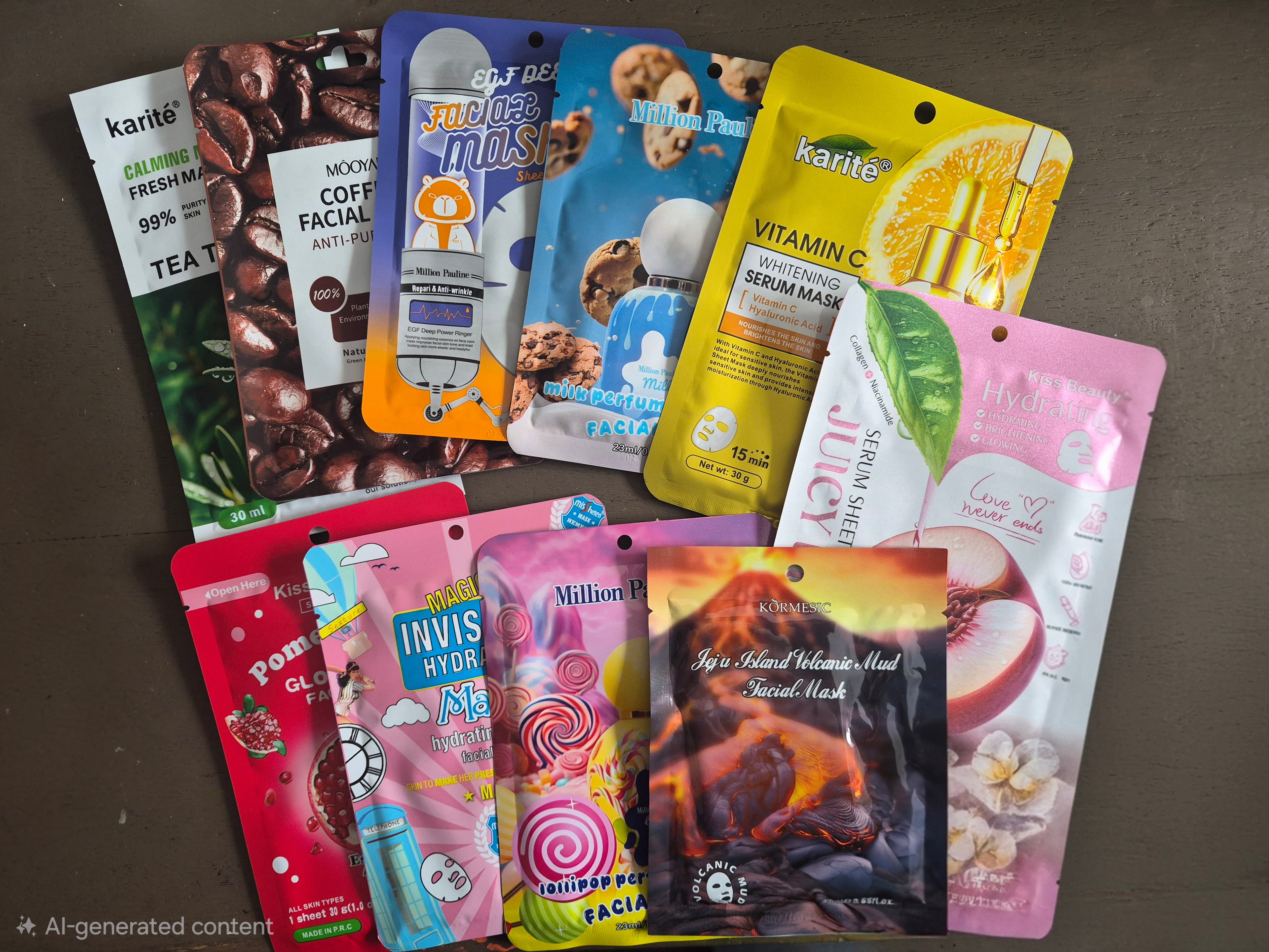 Face Mask Pack - 10 - Selected at random