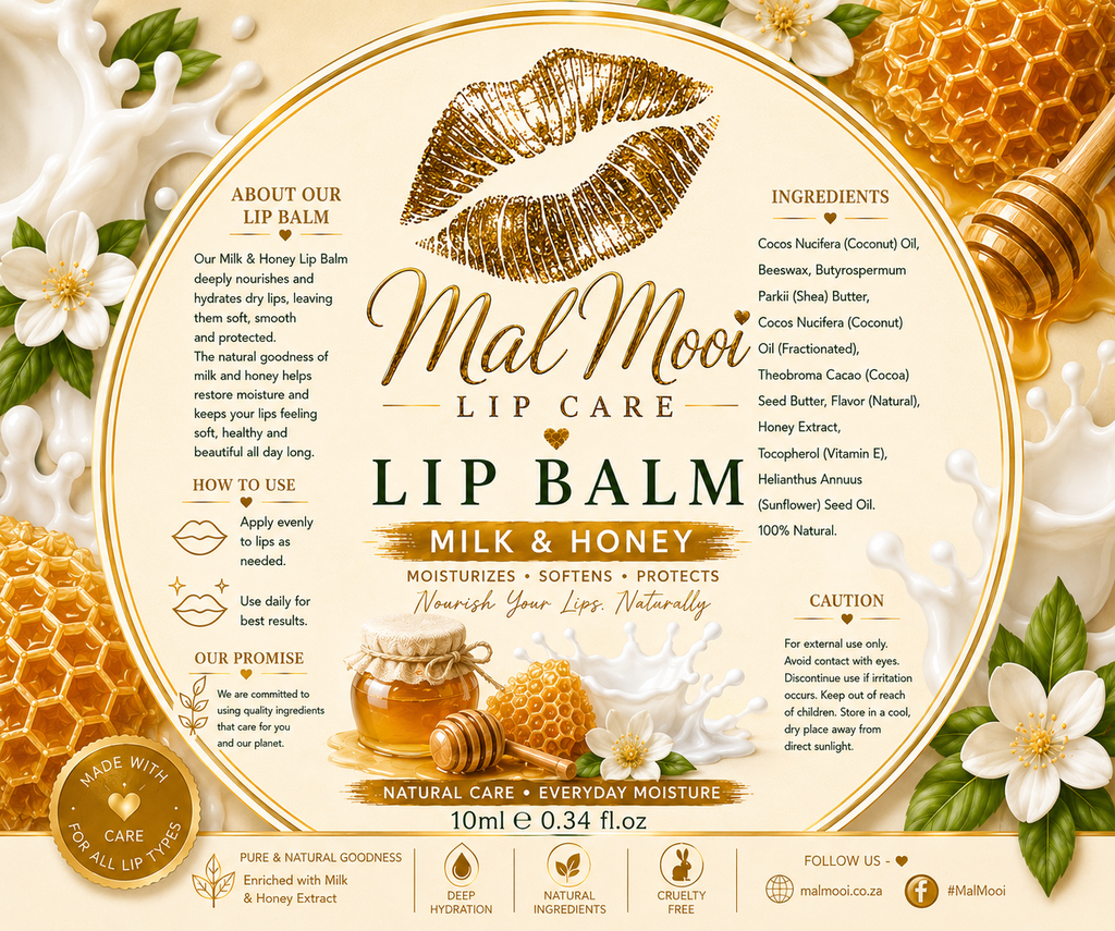 Lip Balm - 10ml - Milk & Honey