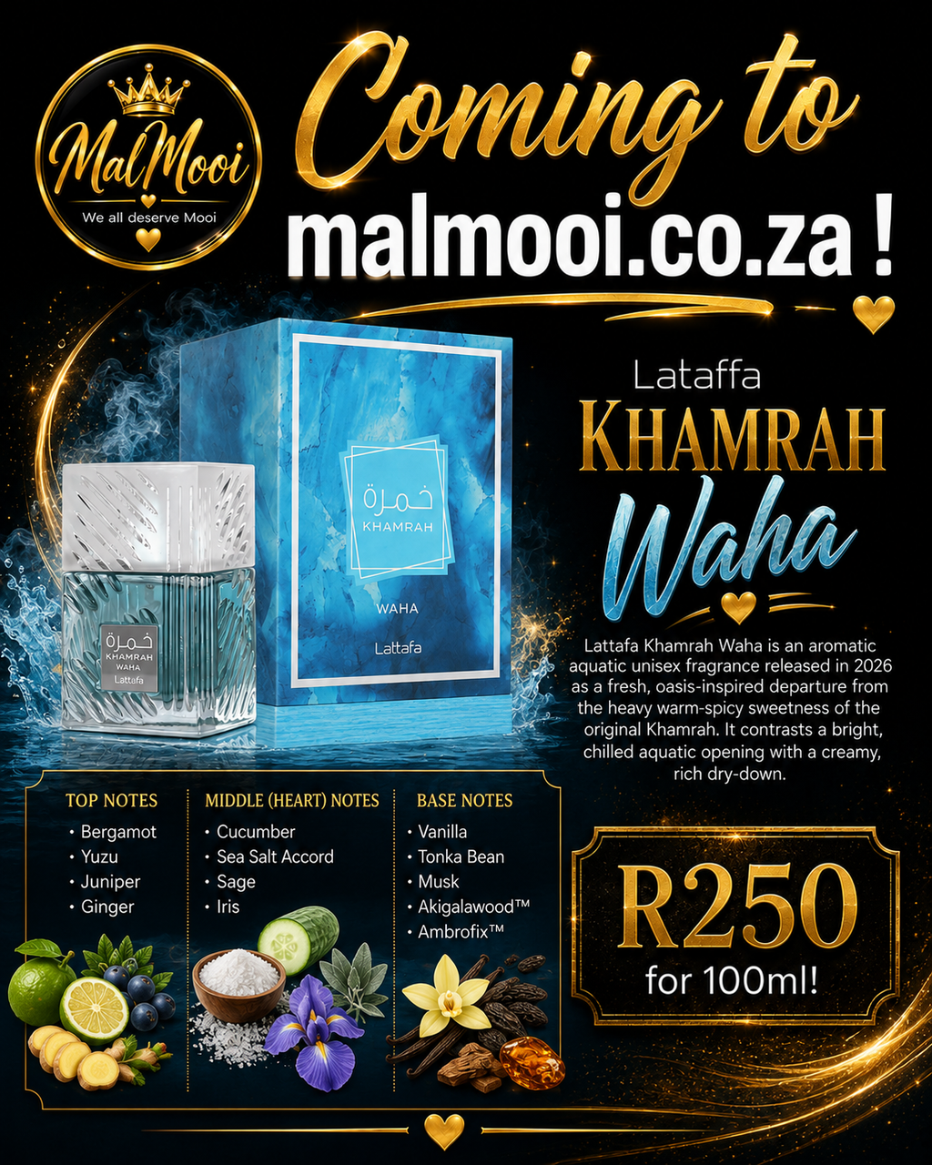 Khamrah Waha - 100ml