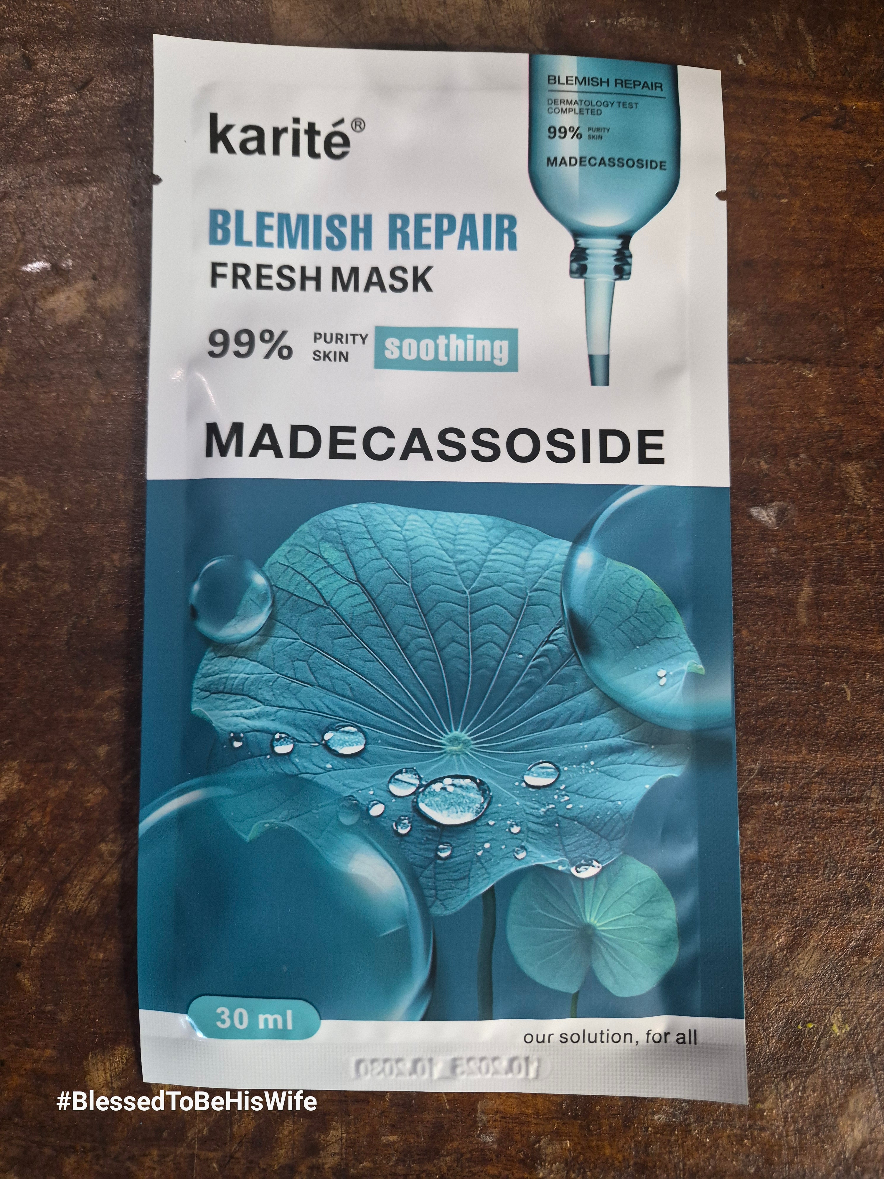 Face Mask - Madecassoside - Blemish Repair