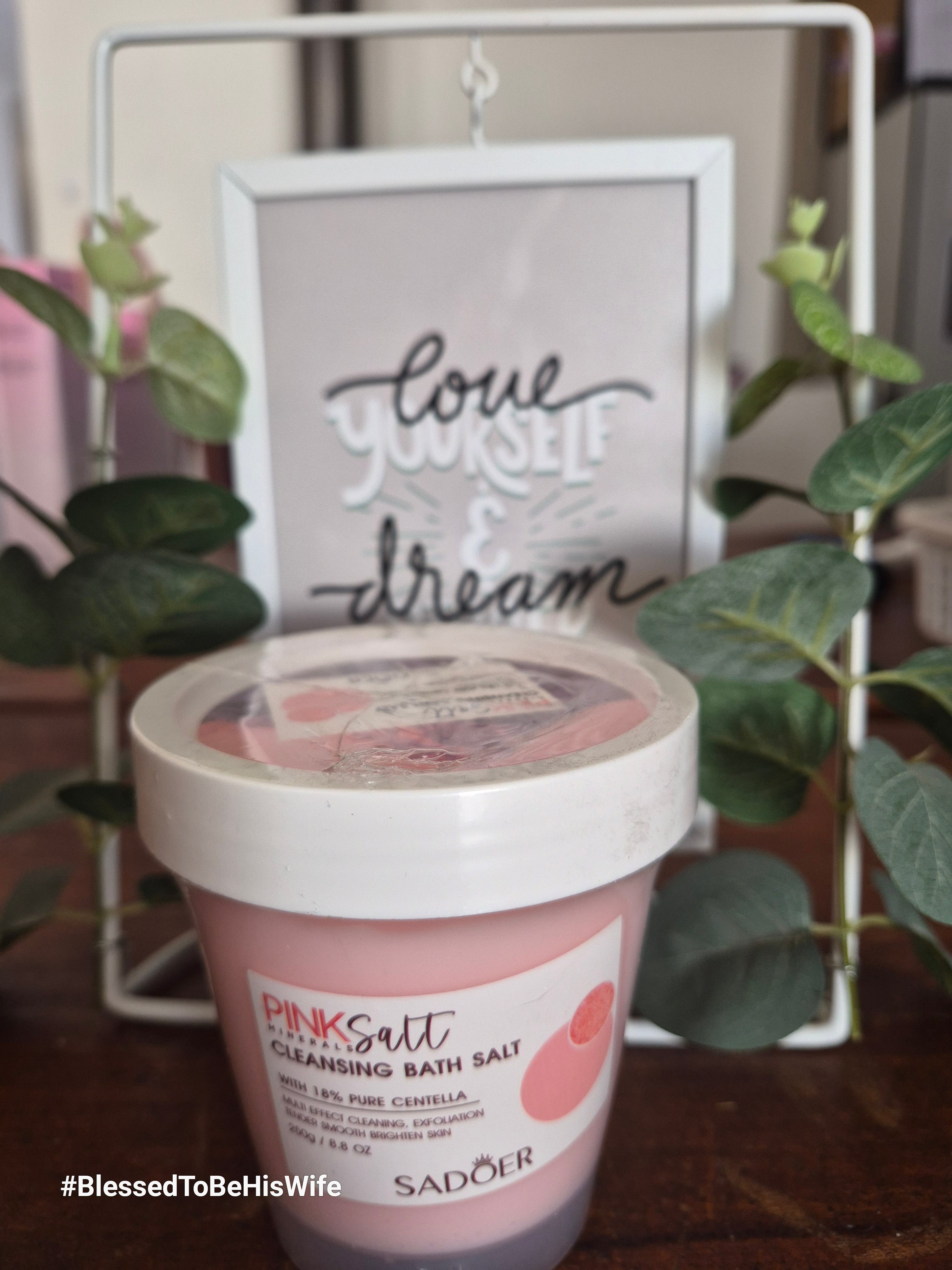 Pink Himalayan Exfoliating Bath Salt Scrub - 250g